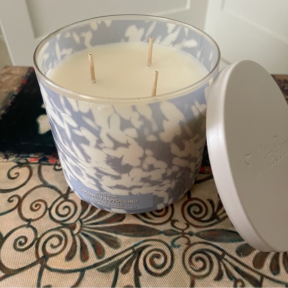 White Barn Other - White Barn Carmel Frappuccino Three Wick Scented Candle